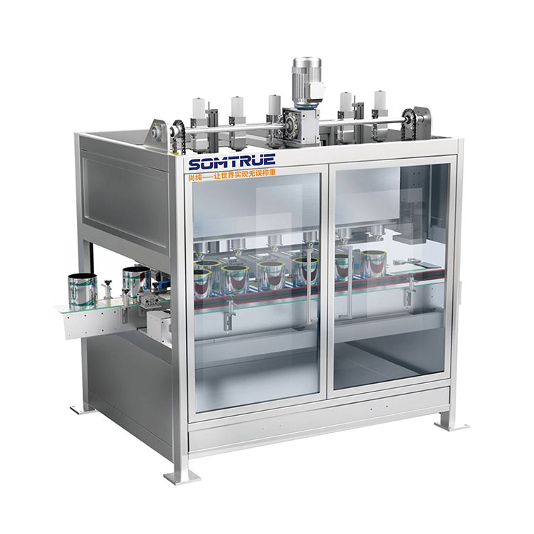 Riempitrice chimica completamente automatica per fusti da 5 litri